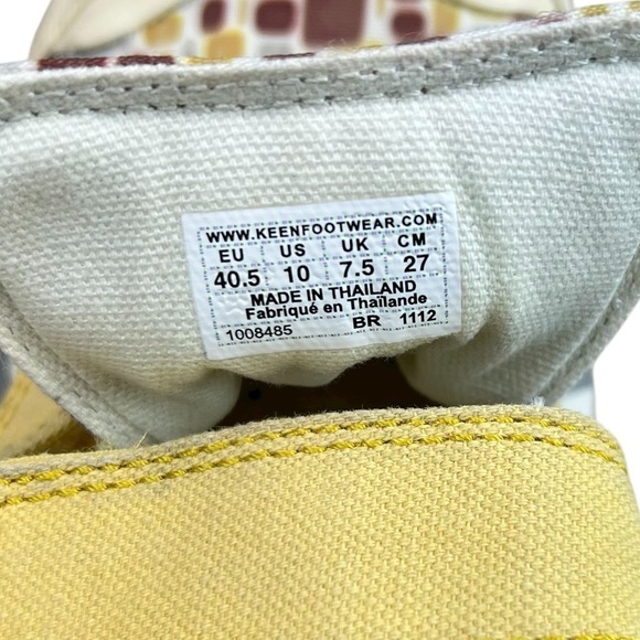 Keen Sula Shoes Wome Gray/Yellow Hook and Loop Double Strap Comfortable Sneakers - Picture 8 of 11